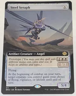 Steel Seraph 311 Extended Art The Brothers' War Regular MTG MAGIC NEW UNPLAYED - Image 1