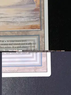 Underground Sea Magic The Gathering MTG Revised Edition Dual Land - Image 3