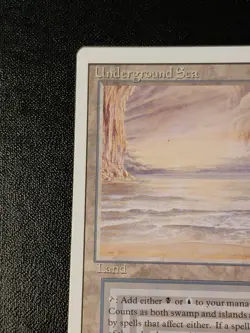 Underground Sea Magic The Gathering MTG Revised Edition Dual Land - Image 5
