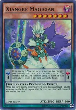 Yu-Gi-Oh Card - MP16-EN049 - XIANGKE MAGICIAN (super rare holo) - NM/M - Image 1