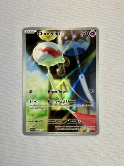 Chimecho 179/167 Twilight Masquerade Pokemon TCG Illustration Rare (IR) NM+ - Image 1