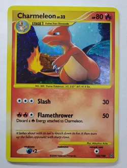 Pokemon Charmeleon - 102/100 - Ultra Rare 2008 DIAMOND & PEARL: STORMFRONT NM - Image 1
