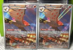 Lot Of 2 Talonflame 091/088 - IR Illustration Rare Perfect Order Pokemon - Image 2