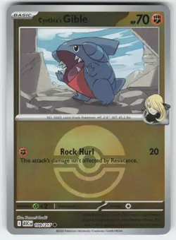 Cynthia's Gible (Poke Ball) 109/217 Common Ascended Heroes Pokemon Near Mint - Image 1