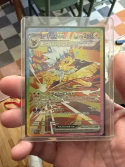 Pokemon Prismatic Evolutions Jolteon EX Sir 153/131 Mint Condition - Image 1