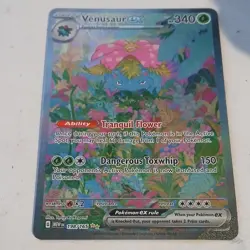 Venusaur ex 198/165 SV Scarlet & Violet 151 SIR Full Art Holo EN Ikegami - Image 1