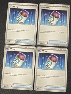4x N's PP Up 153/159 Sv09: Journey Together Pokemon Playset X4 NM - Image 1