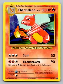 Pokemon TCG XY - Evolutions Charmeleon 10/108 - Image 1
