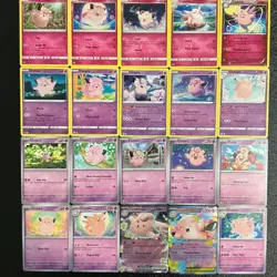 x20 CLEFFA CLEFAIRY CLEFABLE POKEMON TCG MIXED LOT COLLECTION CUTE EX HOLO 🥰🔥 - Image 1