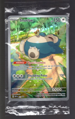 2023 POKEMON TCG SCARLET & VIOLET BLACK STAR PROMO 051 SNORLAX SEALED - Image 1