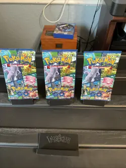Lot of 3 Pokemon Go Booster Packs 2022 New Sealed - Image 1