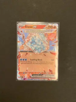 Eiscue EX 042/197 Pokemon TCG: Obsidian Flames - DOUBLE RARE - NM - Image 1