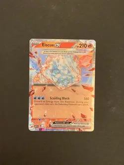 Eiscue EX 042/197 Pokemon TCG: Obsidian Flames - DOUBLE RARE - NM - Image 2