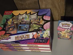Pokemon TCG Ascended Heroes Deluxe Pin Collection & Booster Bundle Lot - Sealed - Image 2
