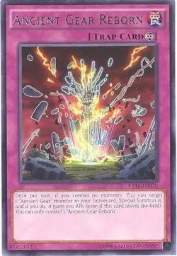 Yu-Gi-Oh Card - RATE-EN070 - ANCIENT GEAR REBORN (rare) - NM/Mint - Image 1