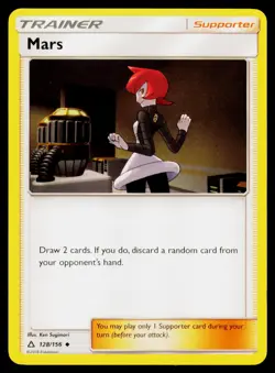Mars - 128/156 Uncommon Pokemon SM - Ultra Prism NM - Image 1