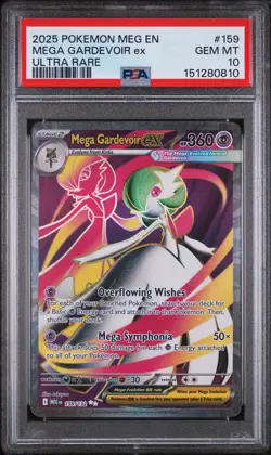 Mega Gardevoir Ex 159 2025 Pokemon Mega Evolution PSA 10 - Image 1