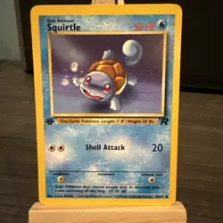 Pokemon TCG Squirtle Team Rocket 1st Edition (68/82) - Image 1