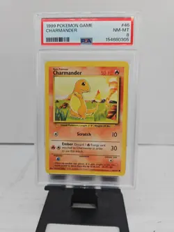 1999 Pokemon Game Charmander PSA 8 - Image 1
