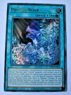 Yugioh! Primite Roar Mp25-En252 Ultra Rare Near Mint! - Image 1