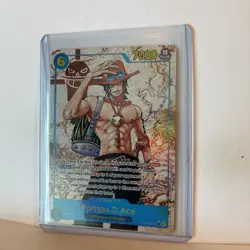One Piece Carrying on His Will Portgas D Ace Alt Art OP13-119 SEC - Image 3