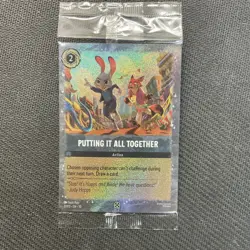 Disney Lorcana Putting It All Together Action Promo Holo 217/P3 Judy Hopps - Image 2