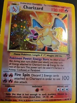Pokemon TCG Charizard Base Set 2 Holo Unlimited Rare WOTC Card 4/130 - Image 2