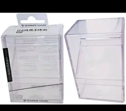 Ultimate Guard Boulder Clear 60+ Standard Size Deck Case Card Storage Box ccg - Image 1