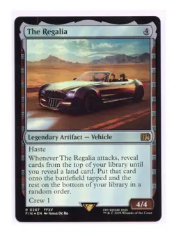 The Regalia R 267 Foil FINAL FANTASY MTG Card LP - Image 1
