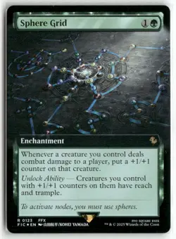 Sphere Grid (Extended Art) 123 Commander: FINAL FANTASY MTG Foil LP - Image 1