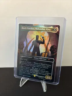 Black Panther, Wakandan King (Rainbow Foil) Secret Lair Drop Foil - Image 1