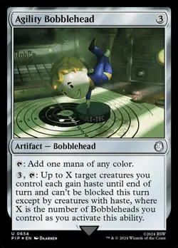 Light Play x 1 Agility Bobblehead - Surge Foil Fallout Variants - Image 1