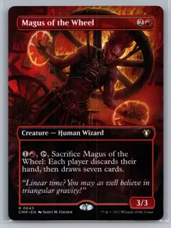 Magus of the Wheel (Borderless) Commander Masters #643 Magic MTG - Image 1