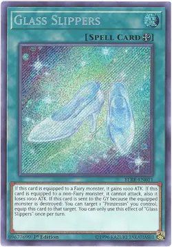 Yu-Gi-Oh Card - BLRR-EN011 - GLASS SLIPPERS (secret rare holo) - NM/M - Image 1