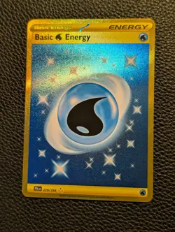 Basic Water Energy Hyper Rare SV02: Paldea Evolved 279/193 Pokemon TCG - Image 1