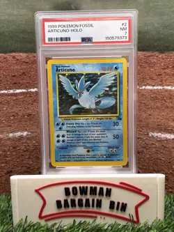 Pokemon Fossil #2 Articuno Holo 1999 PSA 7 NM Fresh Grade - Image 1