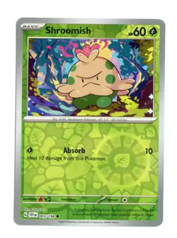 Shroomish 003/198 Common Reverse Holo SV01: Scarlet & Violet Base Set Pokemon LP - Image 1