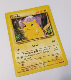 Pokemon TCG Pikachu 58/102 LP Base Set Vintage 1999 WOTC - Image 1