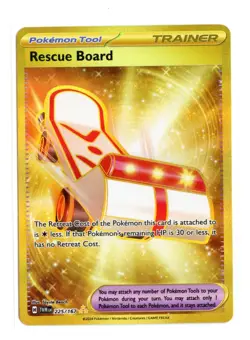 Rescue Board 225/167 Hyper Rare Holo SV06: Twilight Masquerade Pokemon LP - Image 1