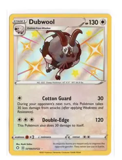 Dubwool SV104/SV122 Shiny Holo Rare Holo Shining Fates: Shiny Vault Pokemon NM - Image 1
