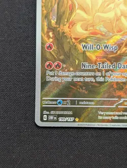Ninetales - #199/197 (Holo) SV03: Obsidian Flames OBF Pokemon Near mint - Image 5