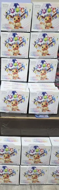Pokemon TCG Scarlet & Violet Prismatic Evolution Elite Trainer Box ETB Sealed - Image 1