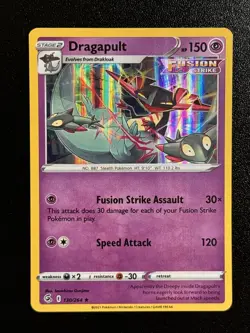 Dragapult 130/264 Holo Pokemon TCG Sword & Shield Fusion Strike Rare - Image 1
