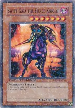 Yu-Gi-Oh Card - DT01-EN056 - SWIFT GAIA THE FIERCE KNIGHT (normal parallel rare) - Image 1