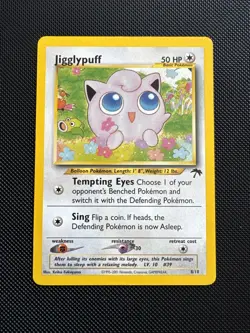 Pokemon TCG Southern Islands Jigglypuff 08/18 Promo Regular English 2001 LP - Image 1