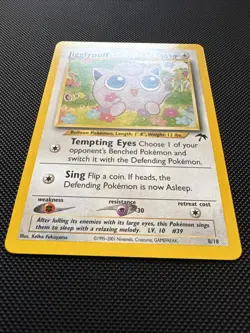 Pokemon TCG Southern Islands Jigglypuff 08/18 Promo Regular English 2001 LP - Image 2