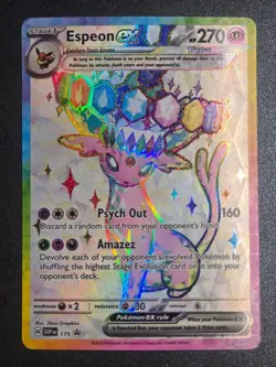 Espeon ex SVP 175 NM Scarlet & Violet Promo Holo Promo Pokemon - Image 1