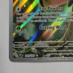 Pokemon TCG Vivillon 193/191 Sv08 Surging Sparks Holo IR EN Stage 2 HP120 - Image 2
