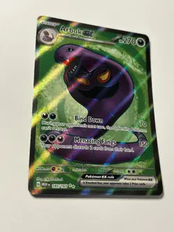 Pokemon TCG Arbok ex 185/165 Sv: Scarlet & Violet 151 UR Full Art Holo - Image 2