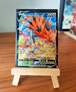 Galarian Zapdos V TG19/TG30 Holo Astral Radiance Trainer Gallery Pokemon Holo NM - Image 1